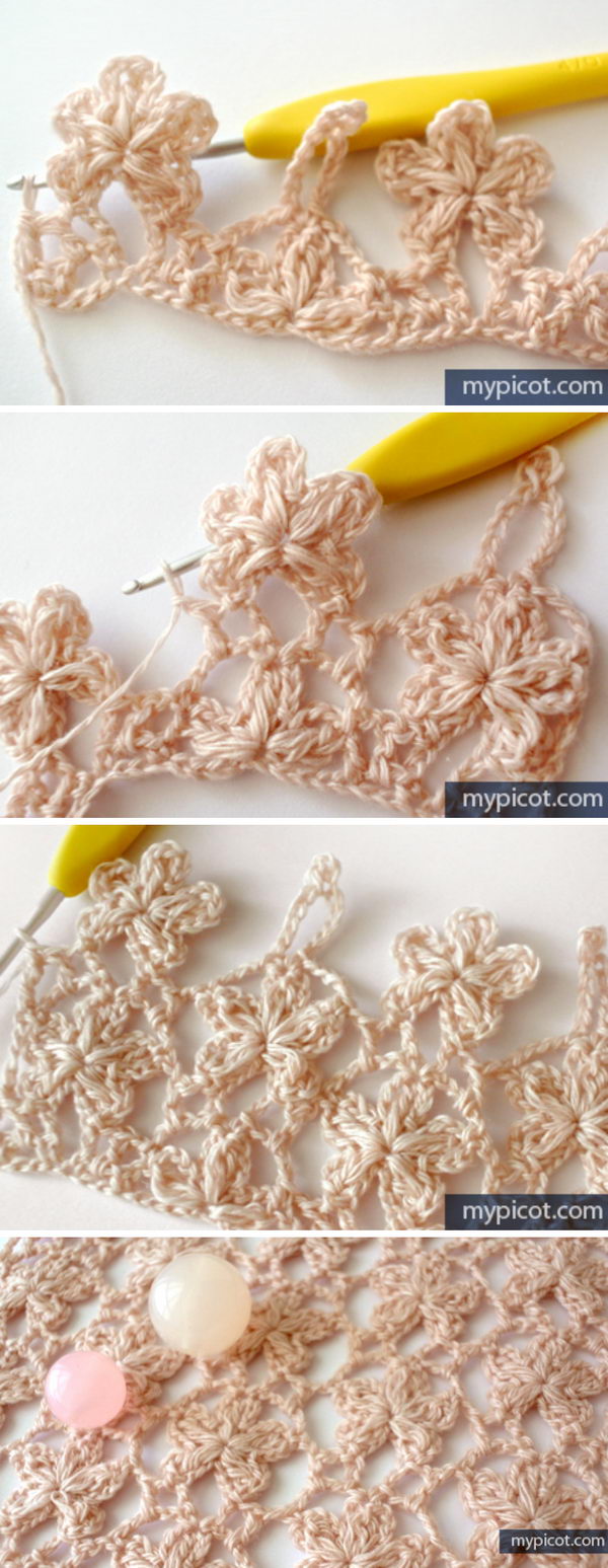 modeles points fleurs crochet 6