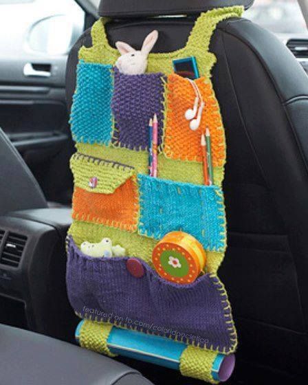 organisateurs de voiture au crochet pour enfants 4