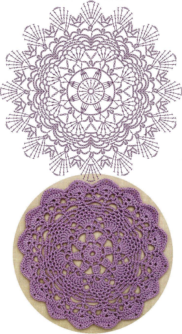 petits napperons et leurs grilles 5