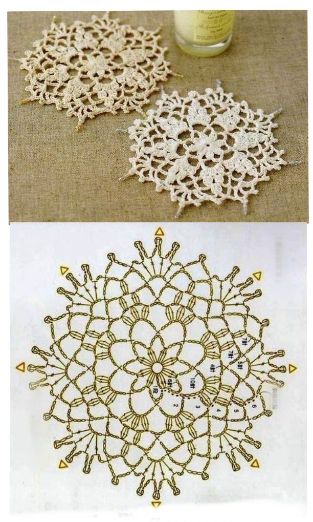 petits napperons et leurs grilles 7