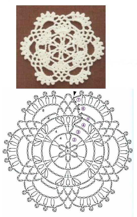 petits napperons et leurs grilles 8