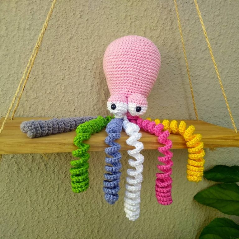 Doudou Pieuvre Pieuvre Crochet Tuto Gratuit Pieuvre au Crochet- Tuto et Idées