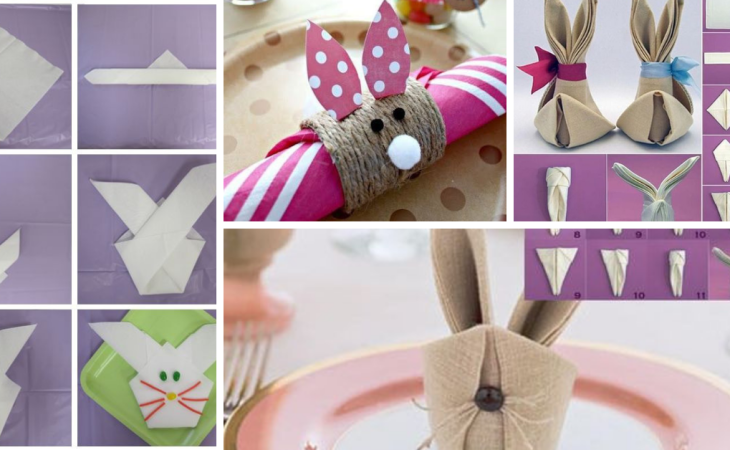 Comment plier des serviettes pour Pâques