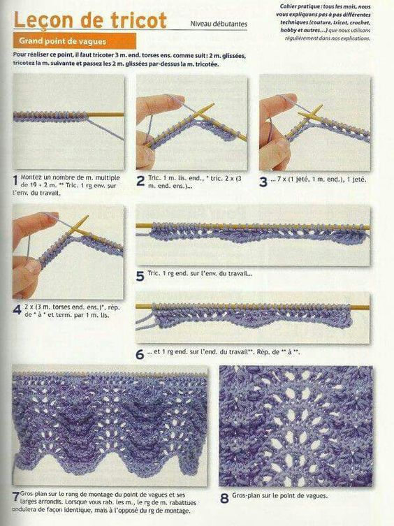 point de tricot fantaisie 1