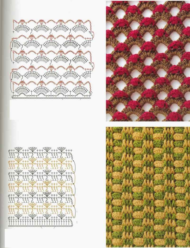 points de crochet differents 1
