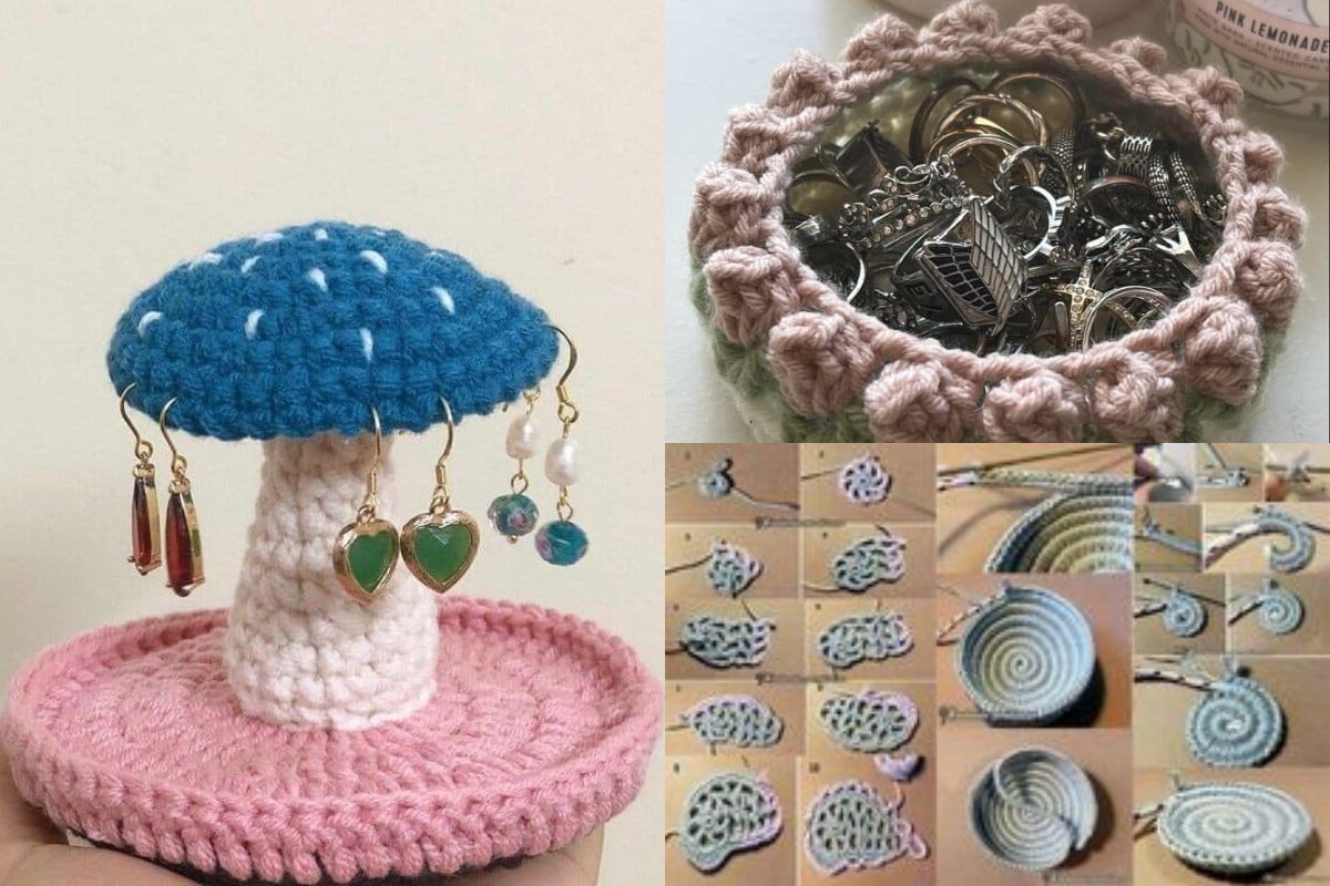 porte bijoux au crochet 5