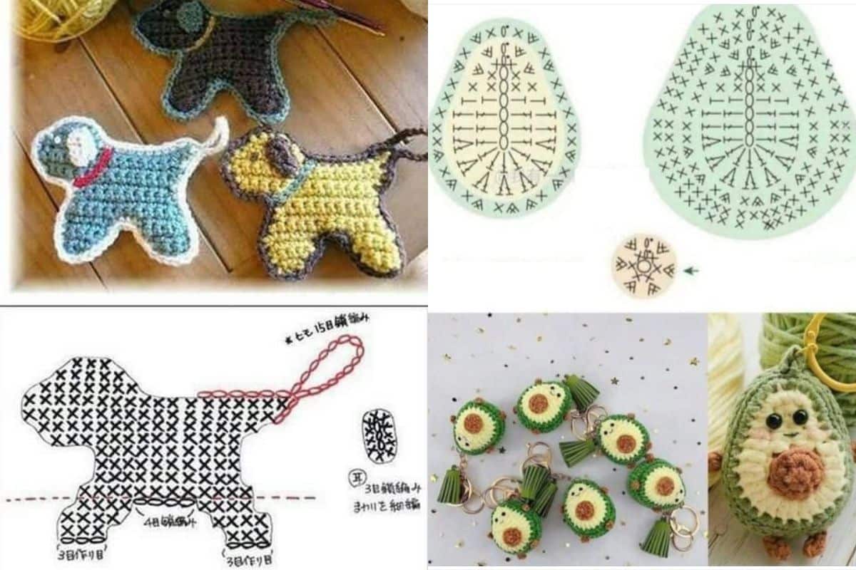porte cles au crochet 2