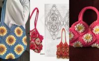 Comment réaliser un sac en fleurs africaines au crochet