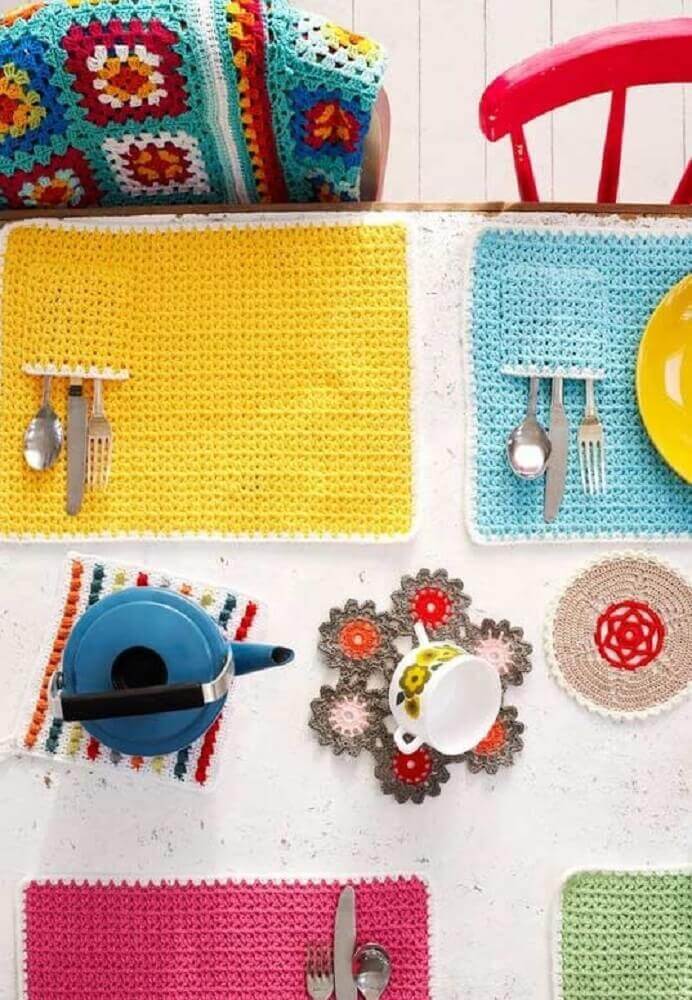 set table crochet 6