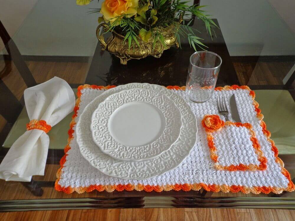 set table crochet 7