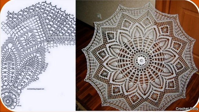 superbes parapluies au crochet avec diagrammes 5