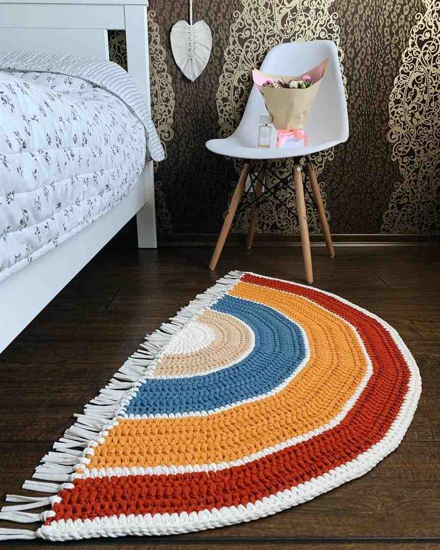 tapis au crochet chambre 10