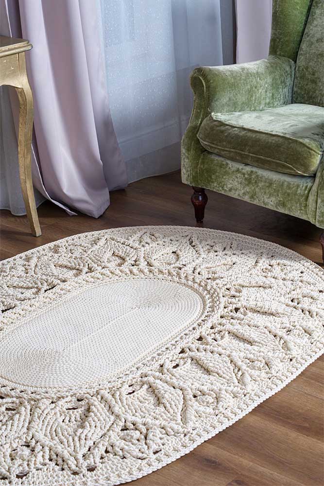 tapis crochet ovale 2