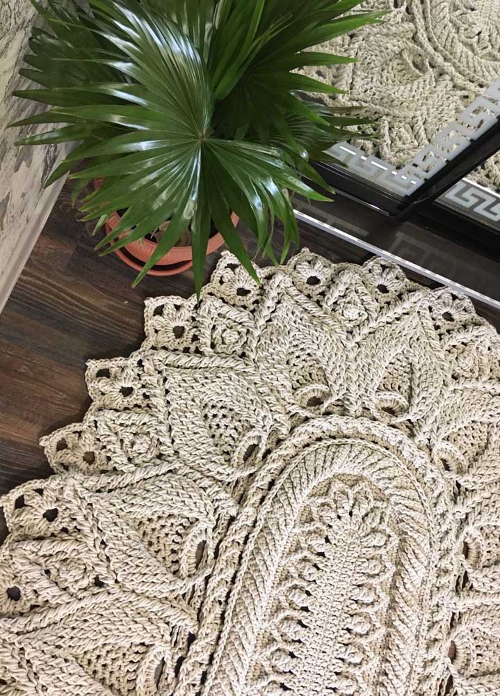 tapis crochet ovale 3
