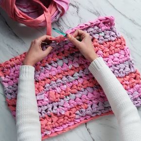 tapis crochet trapilho 1