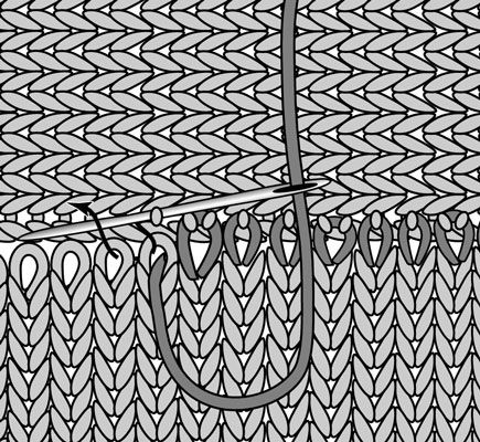techniques assemblage au tricot 8