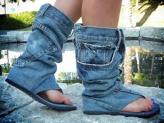 transformer jean sandales 8