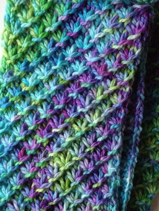 tricoter le point etoile