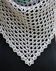 tricoter le point triangle en crochet 4