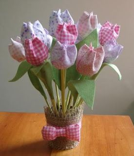 tulipes en tissu idees 8