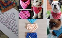 Tuto bandana pour chien ou chat au crochet