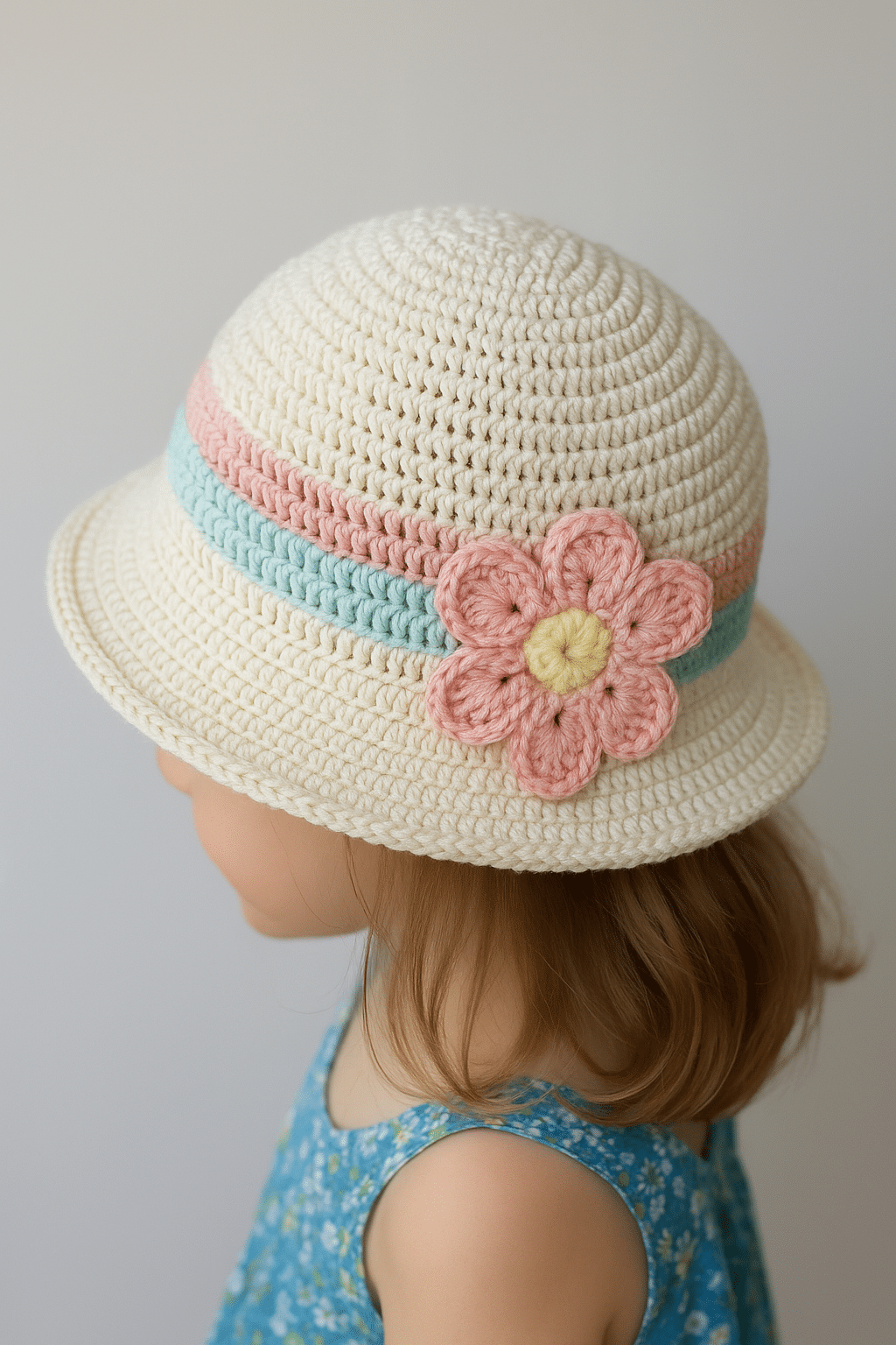 tuto chapeau ete pour enfant au crochet 1