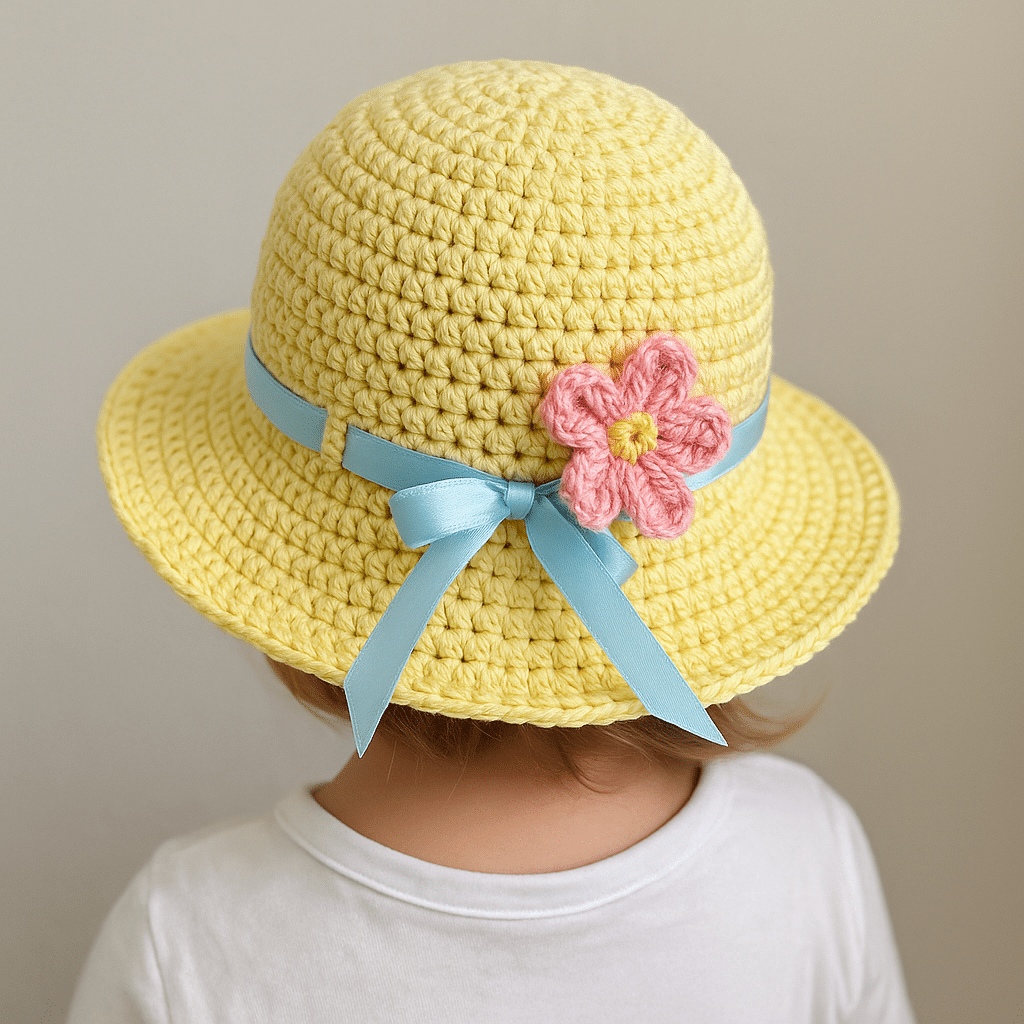 tuto chapeau ete pour enfant au crochet