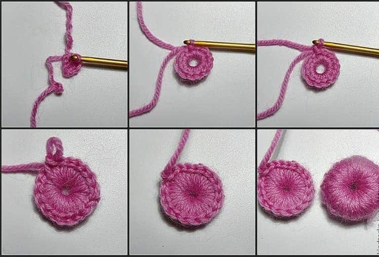 tuto grappe de raisin au crochet 3