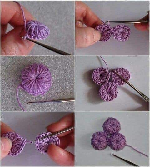 tuto grappe de raisin au crochet 6