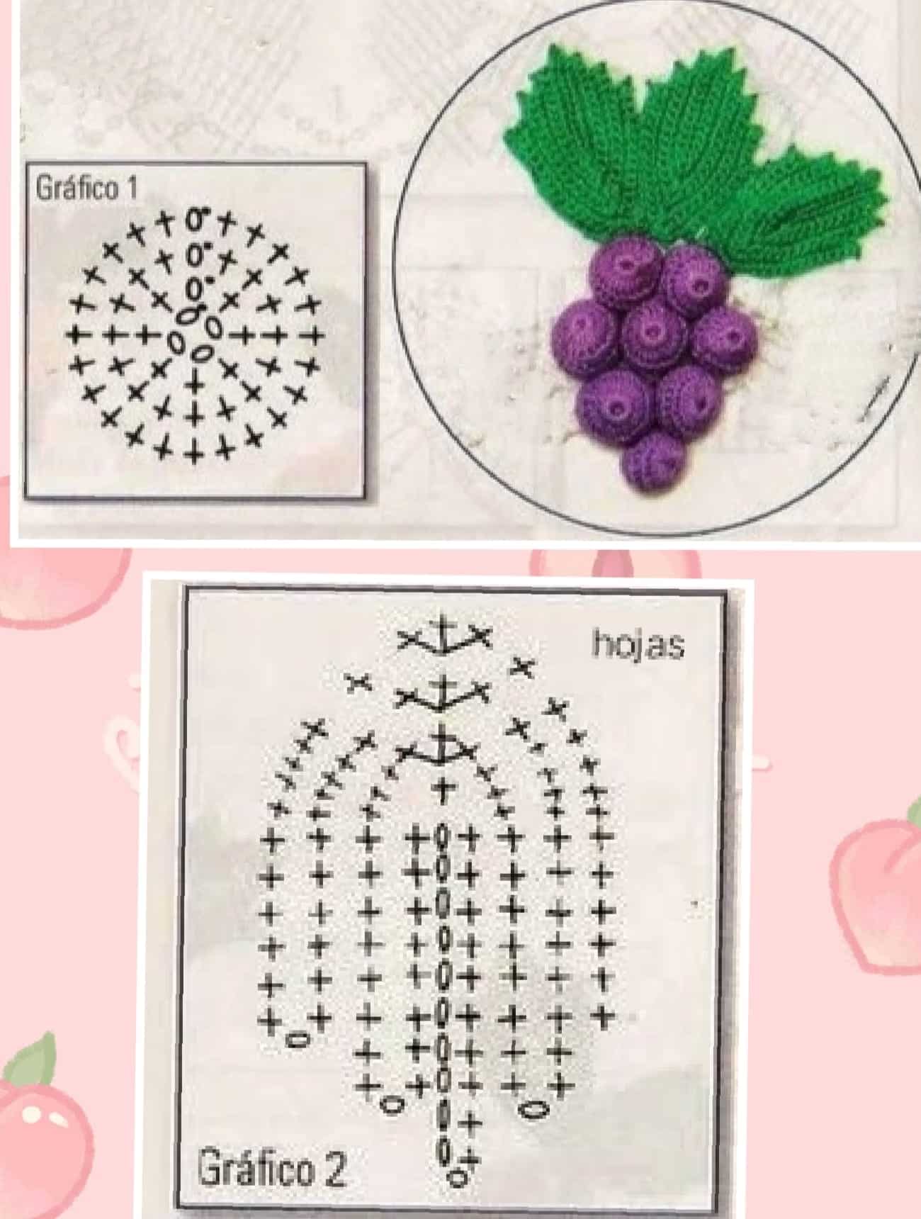 tuto grappe de raisin au crochet