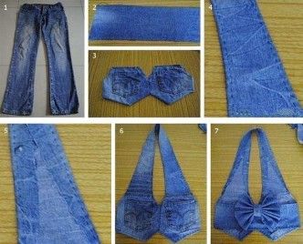 tutoriel crop top jeans 1