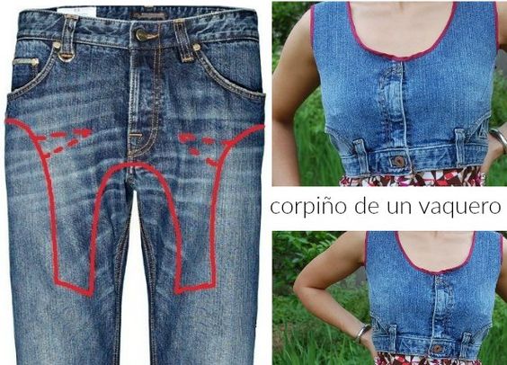 tutoriel crop top jeans 5