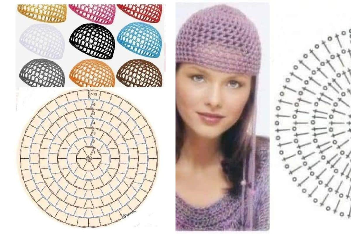 tutoriel de crochet pour bonnet en maille 2