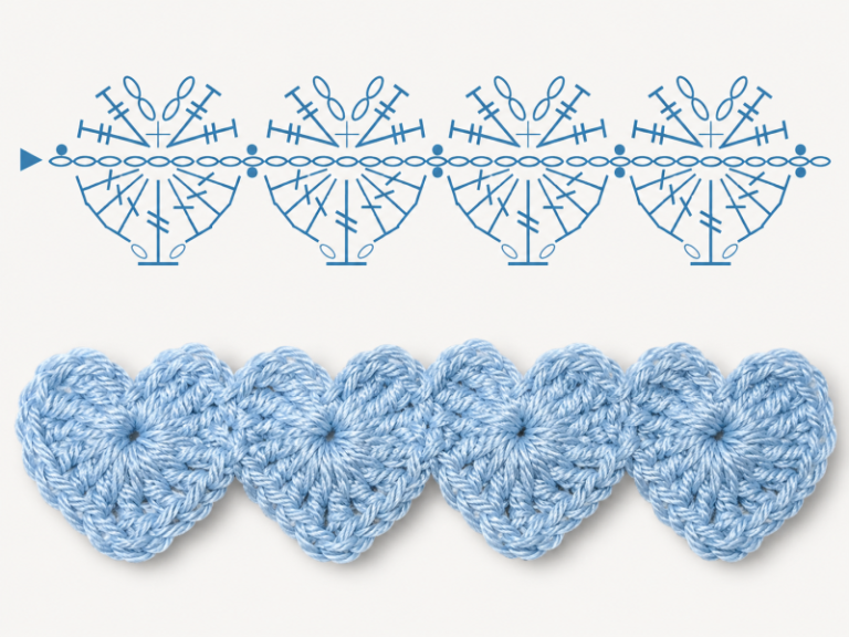 tutoriel facile pour realiser un bracelet coeur au crochet