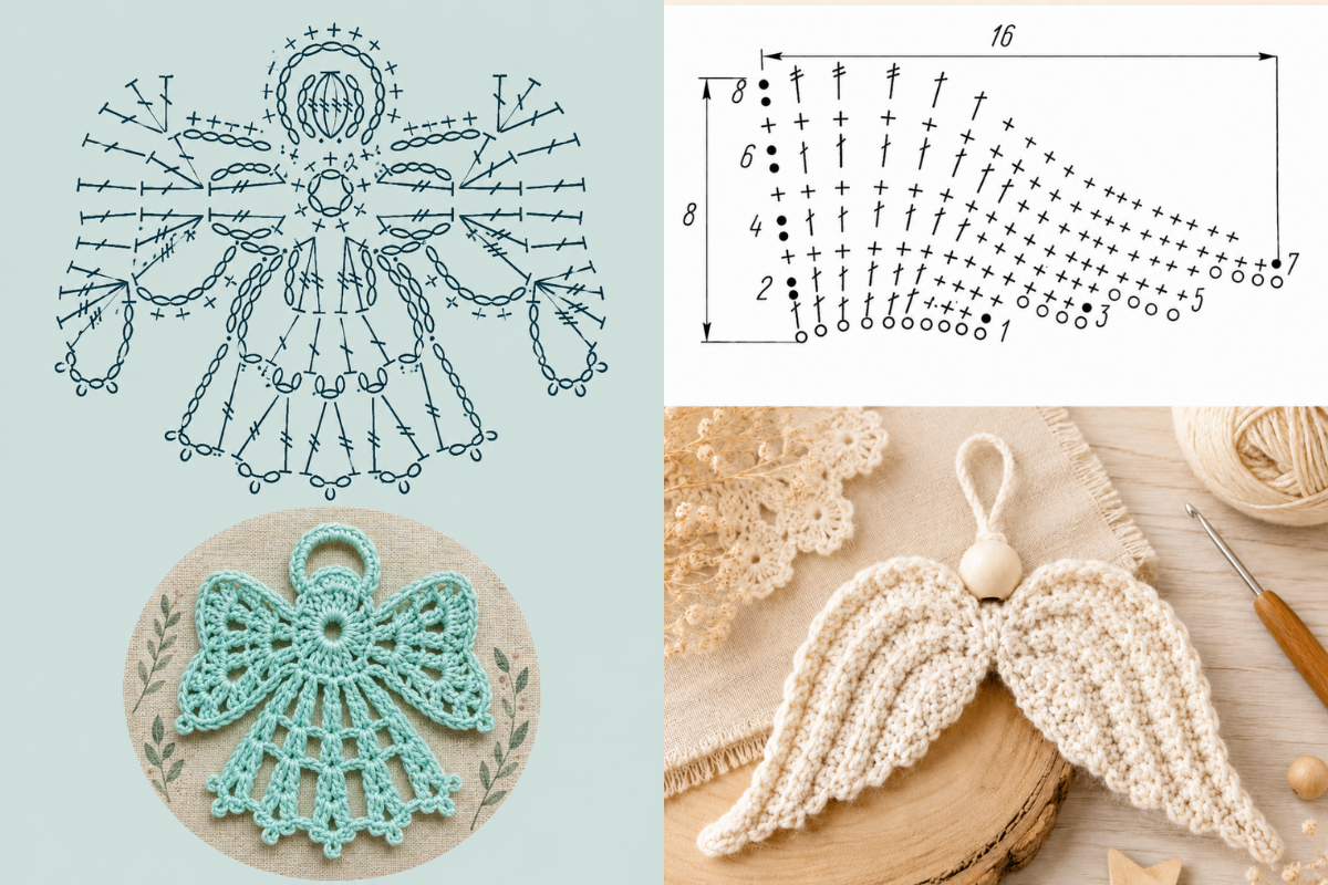 tutoriel pour crocheter un ange 1