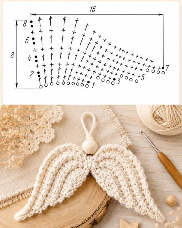 tutoriel pour crocheter un ange 5