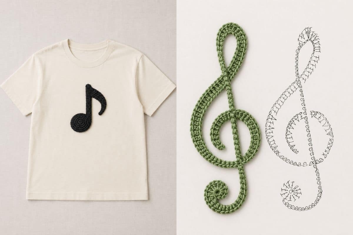 tutoriel pour crocheter une note de musique 2