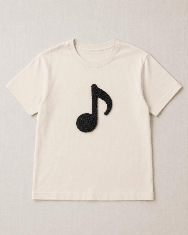 tutoriel pour crocheter une note de musique 3