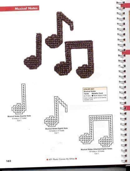 tutoriel pour crocheter une note de musique