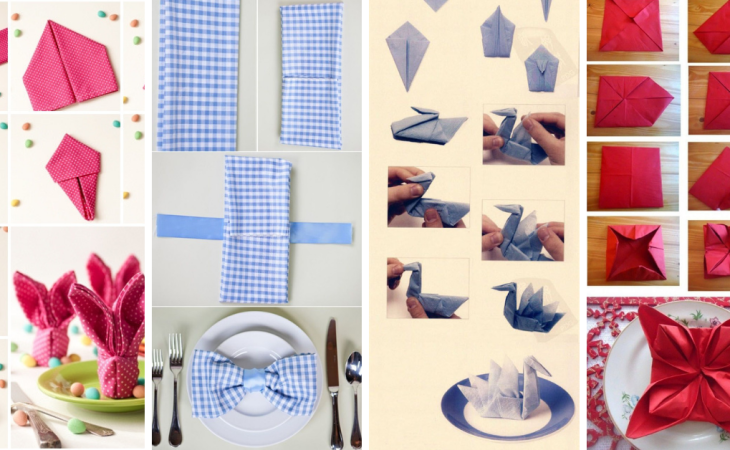 Tutoriel Pliage De Serviettes