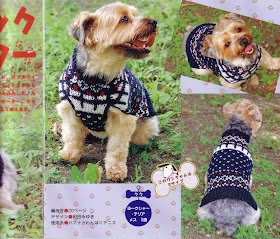 vetements tricotes pour chien avec motifs 4