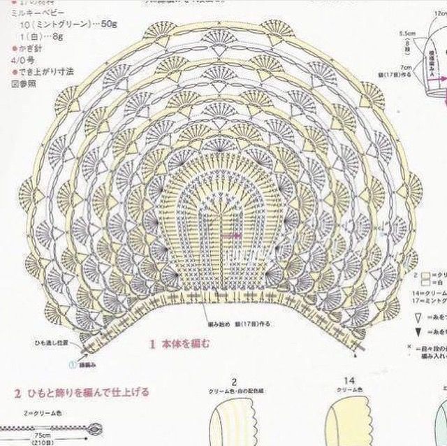 vintage crochet baby bonnet 4