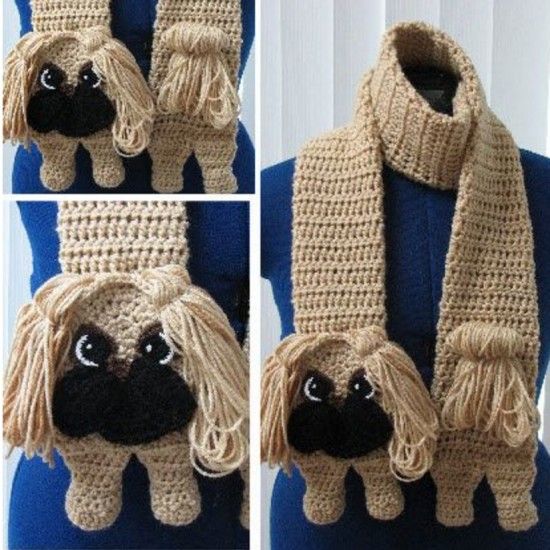 Écharpes forme animaux Crochet 6