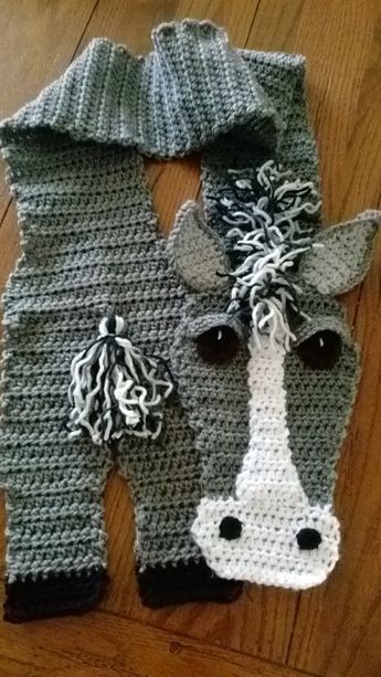 Écharpes forme animaux Crochet 9